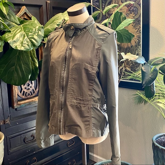 Lucky Brand Khaki Green Utility Jacket - Picture 3 of 13